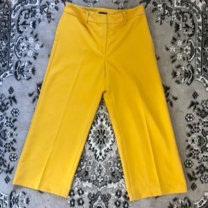 Ann Taylor wide leg yellow pants